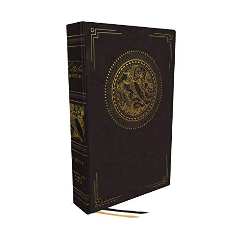 NRSVCE, Illustrated Catholic Bible, Leathersoft, Black, Comfort Print: Holy Bible