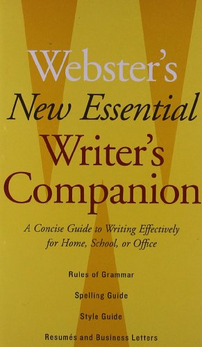 Webster's New Essential Writer's Companion