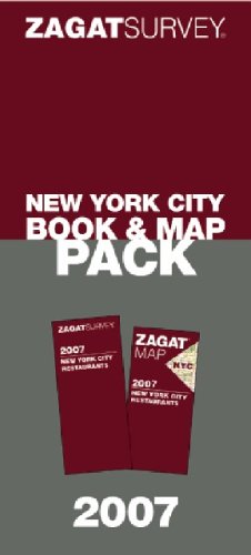 Zagat 2007 New York City Book & Map Pack