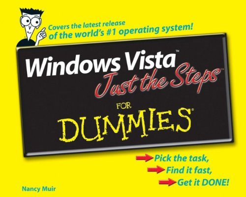 Windows Vista Just the Steps For Dummies