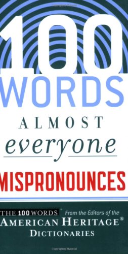 100 Words Almost Everyone Mispronounces