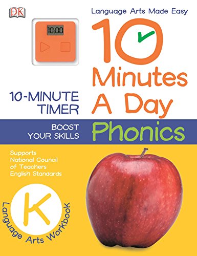 10 Minutes a Day: Phonics, Kindergarten: Supports National Council of Teachers English Standards