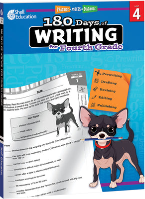 180 Days of Writing for Fourth Grade - An Easy-to-Use Fourth Grade Writing Workbook to Practice and Improve Writing Skills (180 Days of Practice)