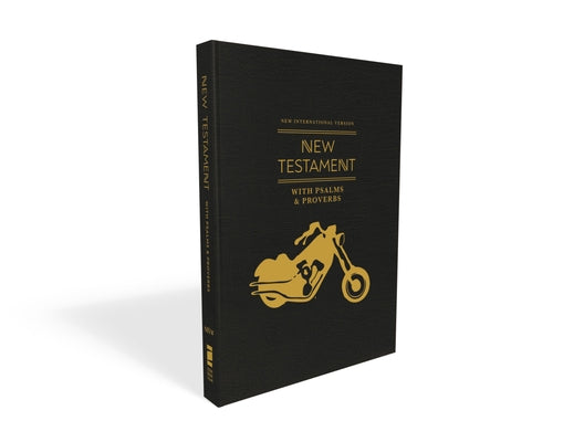 NIV, New Testament with Psalms and Proverbs, Pocket-Sized, Paperback, Black Motorcycle, Comfort Print