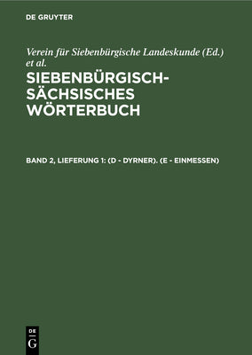(D - Dyrner). (E - einmessen) (German Edition)